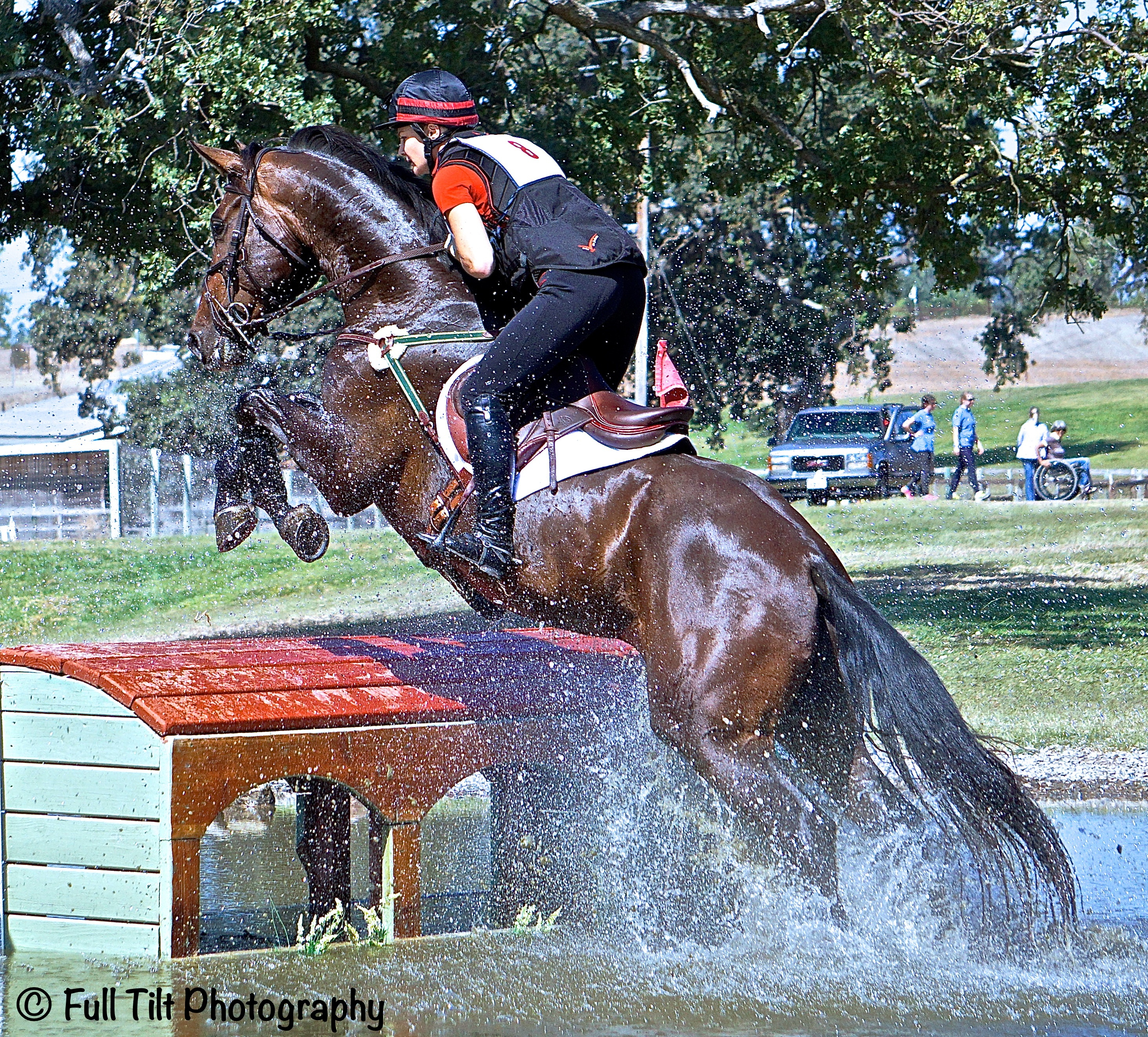 Jump out of water